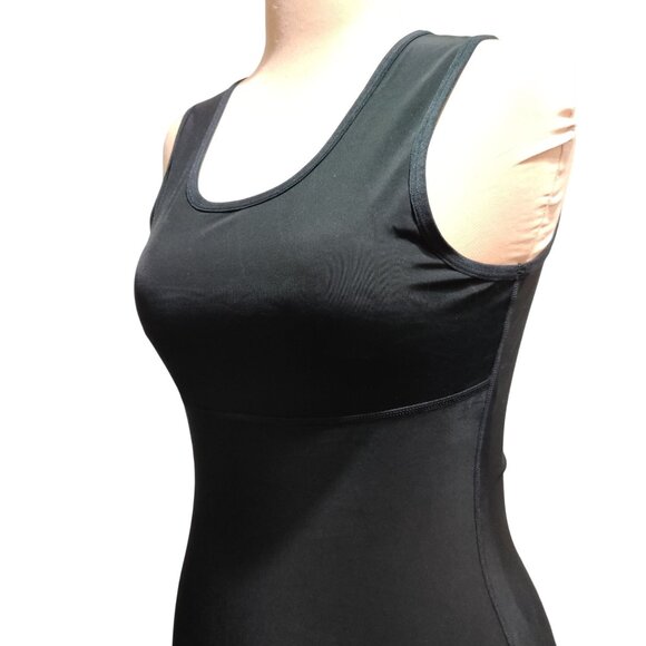 LGTFY XL Womens Top Black Shaping Tank Scoop Neck Stretch Compression Layering - Picture 6 of 9